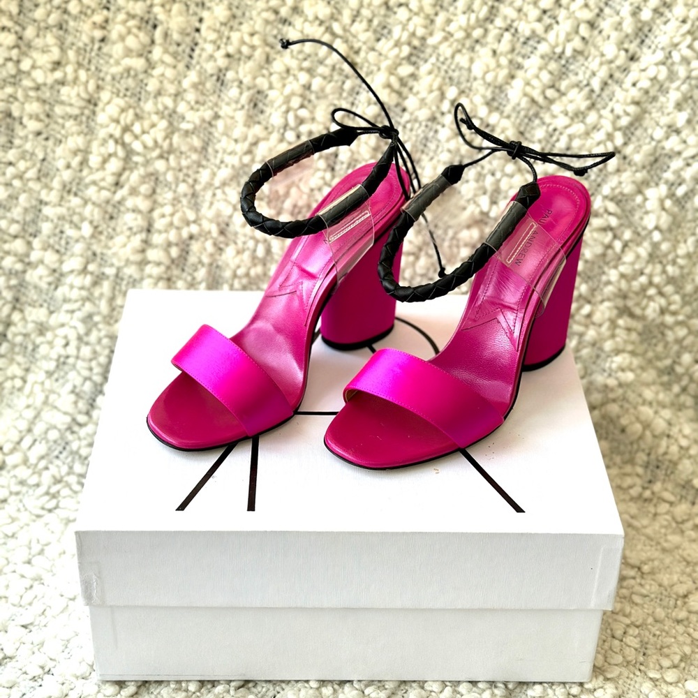 Paul Andrew Estes Satin Pumps Pink 37EU